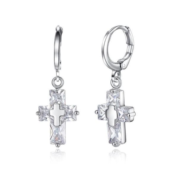 hoop & huggie earrings for women fashion cross cz zircon punk jewelry cool female girl friendship gifts accessories, Golden;silver
hoop & huggie earrings for women fashion cross cz zircon punk jewelry cool female girl friendship gifts accessories, Golden;silver