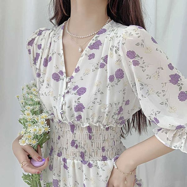 mozuleva fashion female floral dress v-neck chiffom summer waist slim dresses 210706, Black;gray
mozuleva fashion female floral dress v-neck chiffom summer waist slim dresses 210706, Black;gray