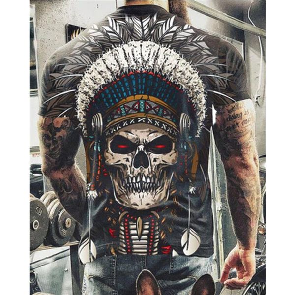 men's t-shirts fashion summer t shirt men 2021 3d skull printing breathable streetwear trendy splicing pattern loose short sleeve tees, White;black
men's t-shirts fashion summer t shirt men 2021 3d skull printing breathable streetwear trendy splicing pattern loose short sleeve tees, White;black