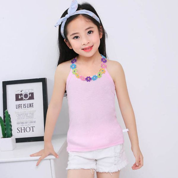 girls tank children summer kids clothes childrens flower cotton vest bottom underwear b6911, Blue
girls tank children summer kids clothes childrens flower cotton vest bottom underwear b6911, Blue