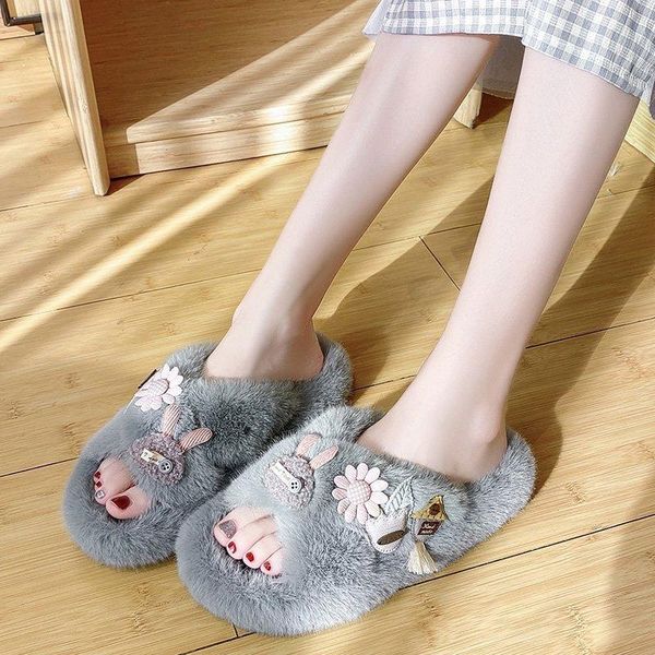 slippers cute cartoon cross wool for women in autumn and winter 2021 wear flat bottom slotted cotton outside the home, Black
slippers cute cartoon cross wool for women in autumn and winter 2021 wear flat bottom slotted cotton outside the home, Black