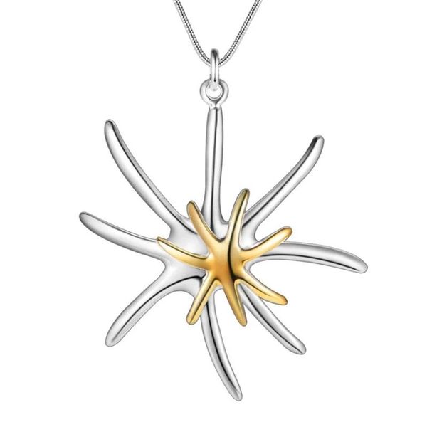 chains 925 silver beautiful fashion elegant charm snake chain golden starfish pendant necklace ladies men 2021 trendy jewelry gifts
chains 925 silver beautiful fashion elegant charm snake chain golden starfish pendant necklace ladies men 2021 trendy jewelry gifts
