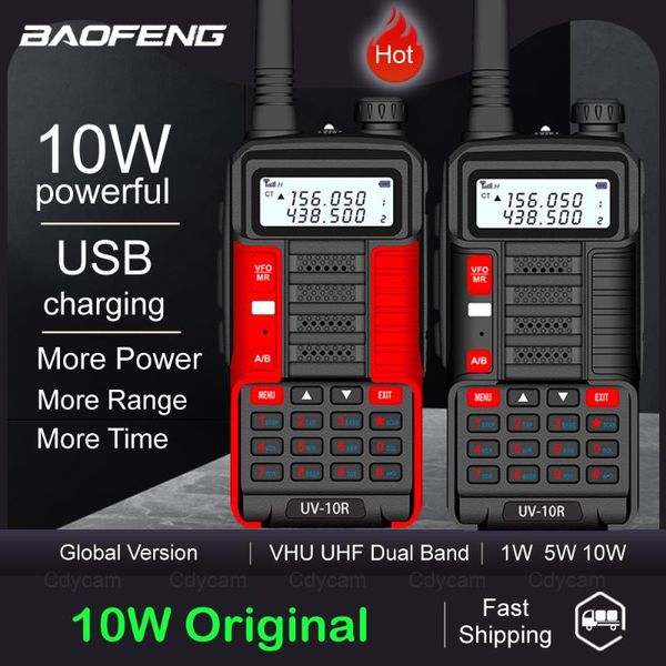 baofeng bf-uv 10r two way radio long range walkie talkie dual band cb ham hf transceiver vhf marine bf uv10r
baofeng bf-uv 10r two way radio long range walkie talkie dual band cb ham hf transceiver vhf marine bf uv10r