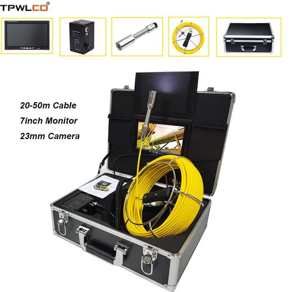 cameras 20-50m 1000tvl 7inch pipe drain sewer inspection video camera system waterproof 12pcs leds 23mm lens duct industrial endoscope
cameras 20-50m 1000tvl 7inch pipe drain sewer inspection video camera system waterproof 12pcs leds 23mm lens duct industrial endoscope