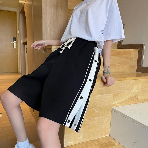 women's shorts real s summer loose high waist slimming wide leg, White;black
women's shorts real s summer loose high waist slimming wide leg, White;black