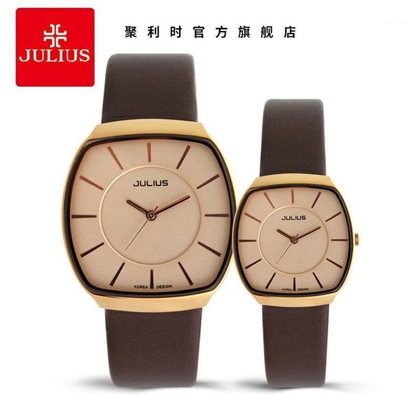 julius fashion watch lovers men's and women's belt ultra thin ja-669ml wristwatches, Slivery;brown
julius fashion watch lovers men's and women's belt ultra thin ja-669ml wristwatches, Slivery;brown