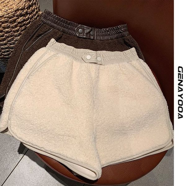 genayooa korean style woman high waist elastic casual lambs wool black short pants women winter booty shorts spring 210417, White;black
genayooa korean style woman high waist elastic casual lambs wool black short pants women winter booty shorts spring 210417, White;black