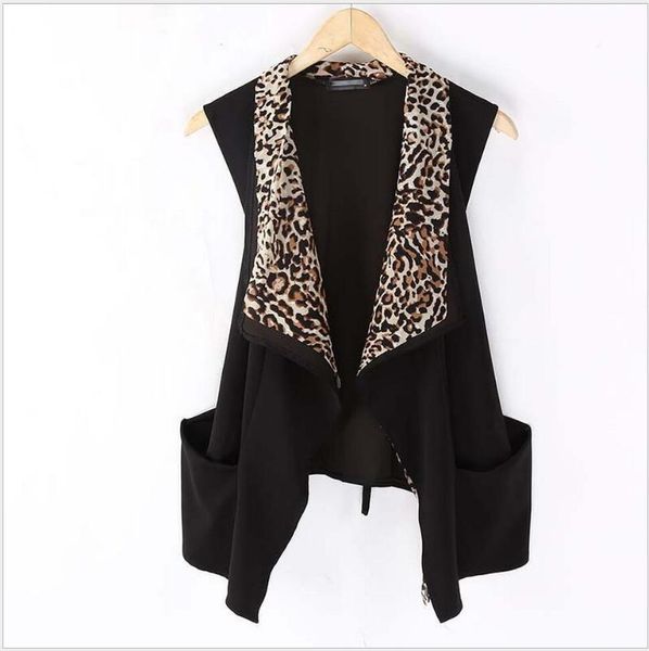 men's vests men clothing fashion tide vest korean hooded cardigan without sleeves spliced leopard siger stage costumes, Black;white
men's vests men clothing fashion tide vest korean hooded cardigan without sleeves spliced leopard siger stage costumes, Black;white