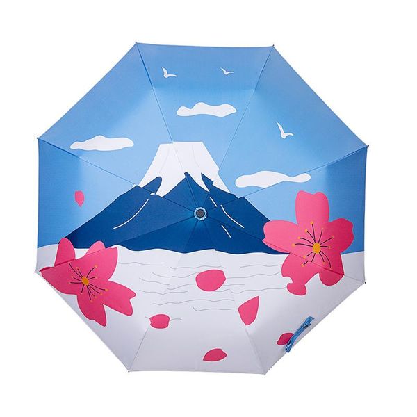 umbrellas three folding automatic umbrella black glue uv protection sun windproof durable rain
umbrellas three folding automatic umbrella black glue uv protection sun windproof durable rain