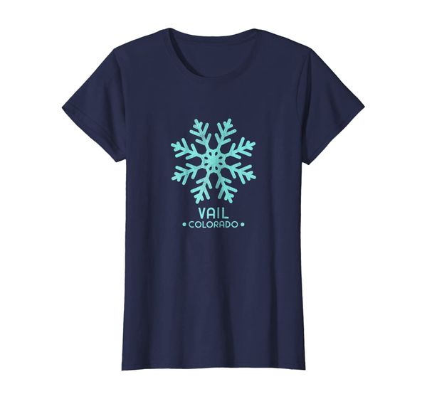 Vail Colorado Womens Skiing T-Shirt, Mainly pictures