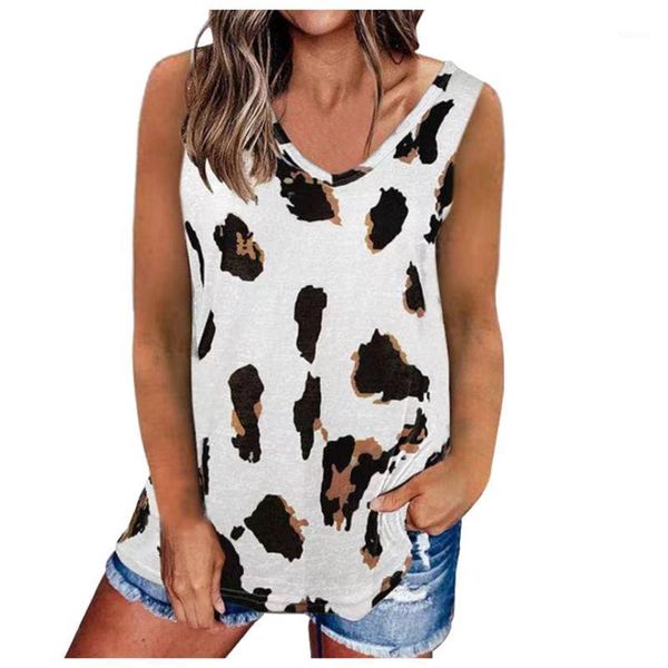 women's tanks & camis summer leopard printed fasion sleeveless tee streetwear off shoulder v neck loose white t shirt
women's tanks & camis summer leopard printed fasion sleeveless tee streetwear off shoulder v neck loose white t shirt