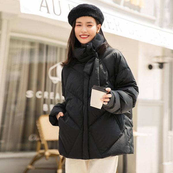 women's down & parkas inman winter short jacket windproof stand collar loose cute little 90 suede coat, Black
women's down & parkas inman winter short jacket windproof stand collar loose cute little 90 suede coat, Black