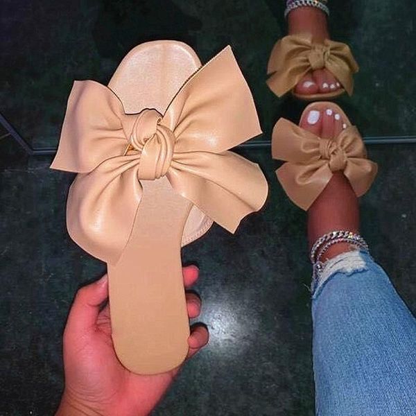 slippers fashion temperament bowknot open-toe flat set foot vacation beach sandals casual flip flops women, Black
slippers fashion temperament bowknot open-toe flat set foot vacation beach sandals casual flip flops women, Black