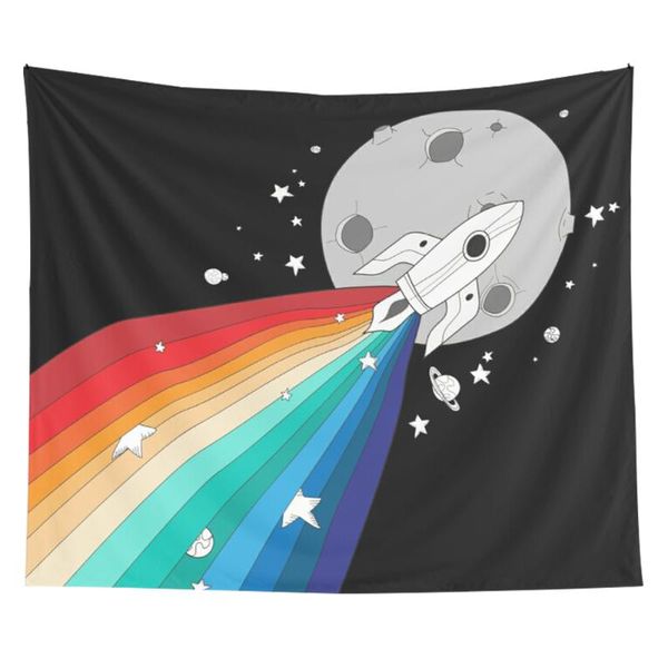 tapestries space rainbow tapestry boho home decor hippie astronaut rocket wall hanging apartment decoration
tapestries space rainbow tapestry boho home decor hippie astronaut rocket wall hanging apartment decoration