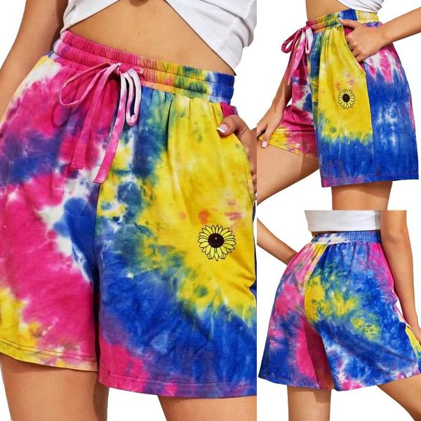 women's shorts 2021 omen\u2021s tie dye print shorts, drawstring high waist sunflower wide leg short pants for shopping dating vacation, White;black
women's shorts 2021 omen\u2021s tie dye print shorts, drawstring high waist sunflower wide leg short pants for shopping dating vacation, White;black
