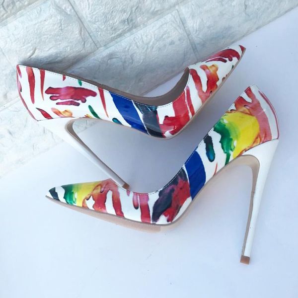 dress shoes graffiti woman pumps thin high heels bling print patent leather party wedding brand sandals fashion 12cm heel 43, Black
dress shoes graffiti woman pumps thin high heels bling print patent leather party wedding brand sandals fashion 12cm heel 43, Black