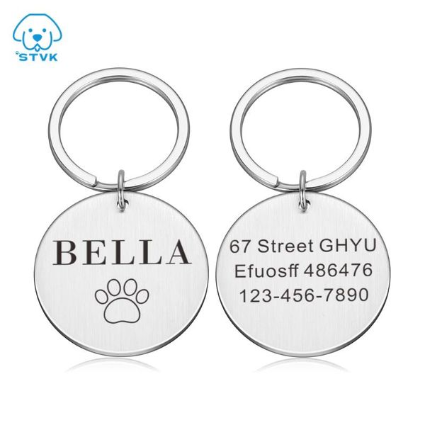 dog tag,id card personalized cat id tag double sided round nameplate engraved for small medium large pet dogs collar accessories tags
dog tag,id card personalized cat id tag double sided round nameplate engraved for small medium large pet dogs collar accessories tags