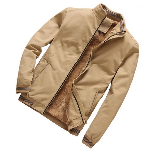 men's jackets men fleece jacket stand collar inside pocket autumn winter long sleeve zipper thickened thick coat outerwear 2021, Black;brown
men's jackets men fleece jacket stand collar inside pocket autumn winter long sleeve zipper thickened thick coat outerwear 2021, Black;brown