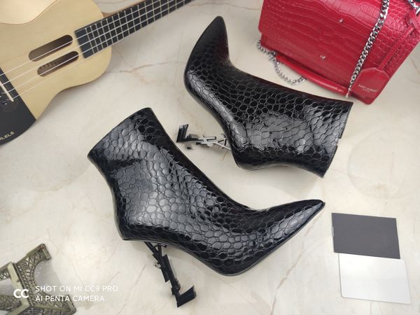 women boots designer heels designers women booties ladies ankle boot fashion womens autumn winter high heel short platform leather with box, Black 
women boots designer heels designers women booties ladies ankle boot fashion womens autumn winter high heel short platform leather with box, Black