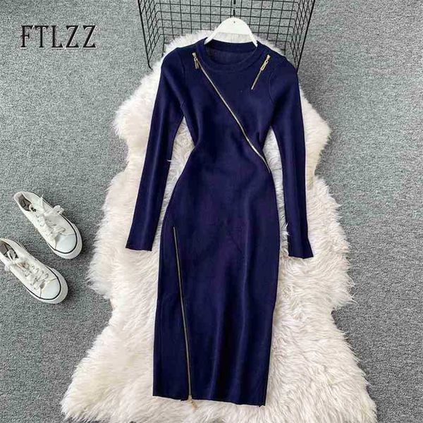 women knitted dress vestidos spring autumn fashion irregularity zipper bodycon dresses woman casual sweater robe 210525, Black;gray
women knitted dress vestidos spring autumn fashion irregularity zipper bodycon dresses woman casual sweater robe 210525, Black;gray
