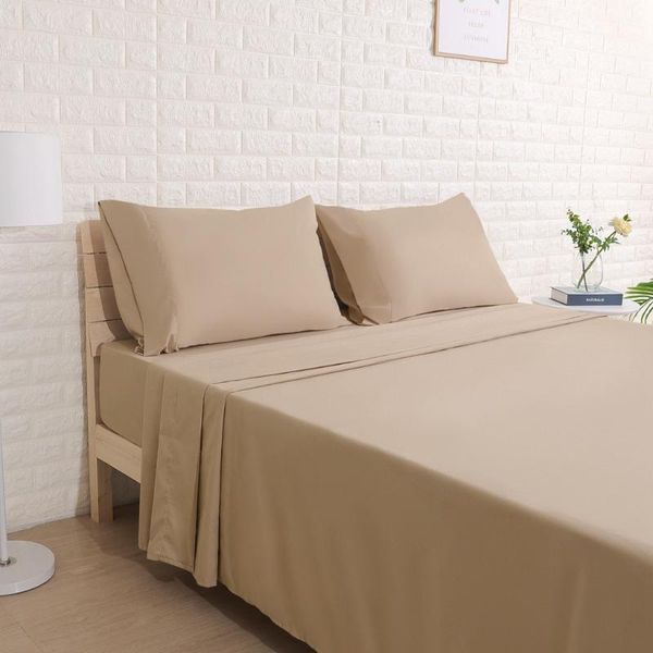 sheets & sets bed sheet set brushed microfiber solid linens for 160x200cm flat 3/4 pieces juego de sábanas
sheets & sets bed sheet set brushed microfiber solid linens for 160x200cm flat 3/4 pieces juego de sábanas