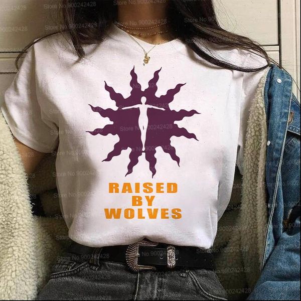 tv series raised by wolves womens t shirts harajuku praise sol classic graphic gothic clothes, White
tv series raised by wolves womens t shirts harajuku praise sol classic graphic gothic clothes, White