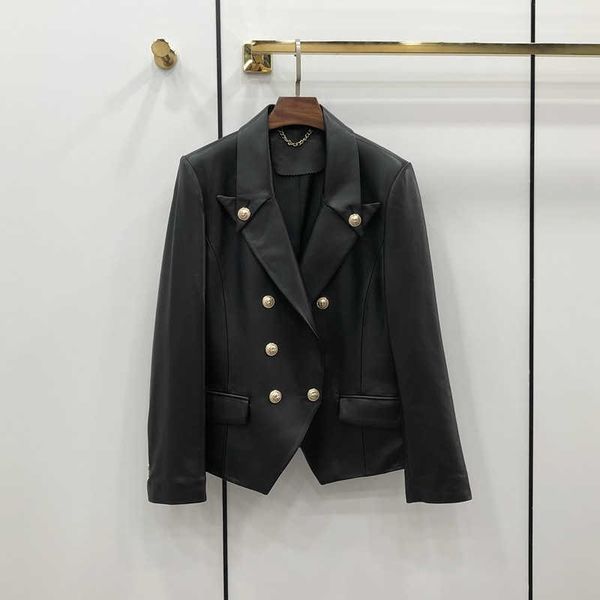 women's leather & faux coats woman 2021 natural 100% sheepskin jackets female windbreaker overcoat h611, Black
women's leather & faux coats woman 2021 natural 100% sheepskin jackets female windbreaker overcoat h611, Black