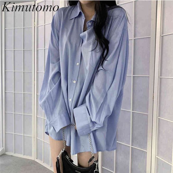 kimutomo long sleeve blouse women turn-down collar solid shirt female korea chic outwear loose fashion spring autumn 210521, White
kimutomo long sleeve blouse women turn-down collar solid shirt female korea chic outwear loose fashion spring autumn 210521, White
