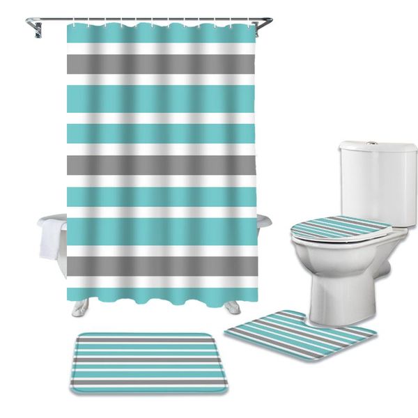 shower curtains stripes simple curtain sets non-slip rugs toilet lid cover and bath mat bathroom set
shower curtains stripes simple curtain sets non-slip rugs toilet lid cover and bath mat bathroom set