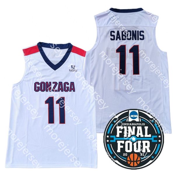 2021 finals four 4 gonzaga bulldogs college basketball jersey ncaa 11 sabonis white all stitched and embroidery men youth size, Black;red
2021 finals four 4 gonzaga bulldogs college basketball jersey ncaa 11 sabonis white all stitched and embroidery men youth size, Black;red