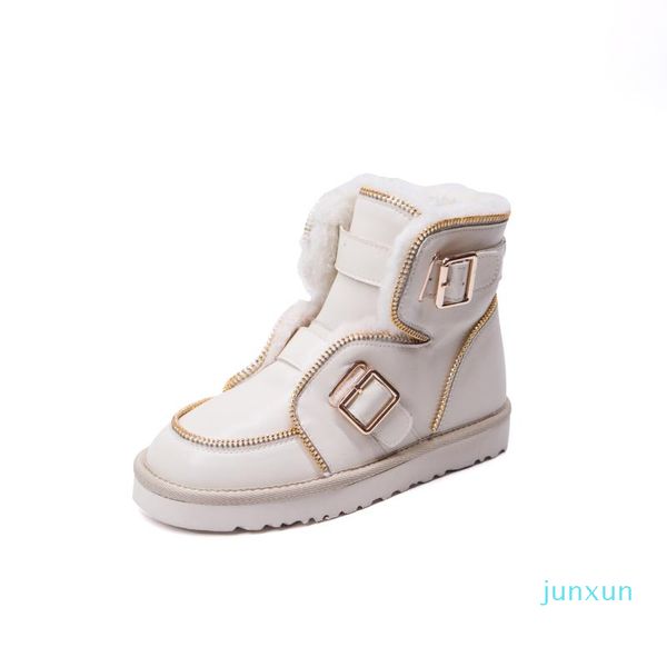 wholesale-boots kmeioo women snow genuine leather round toe buckles platform winter wool ankle comfortable walking, Black
wholesale-boots kmeioo women snow genuine leather round toe buckles platform winter wool ankle comfortable walking, Black