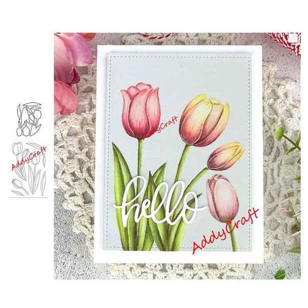 painting supplies tulip metal cutting dies and clear stamps transparent silicone seal for diy scrapbooking 2021
painting supplies tulip metal cutting dies and clear stamps transparent silicone seal for diy scrapbooking 2021