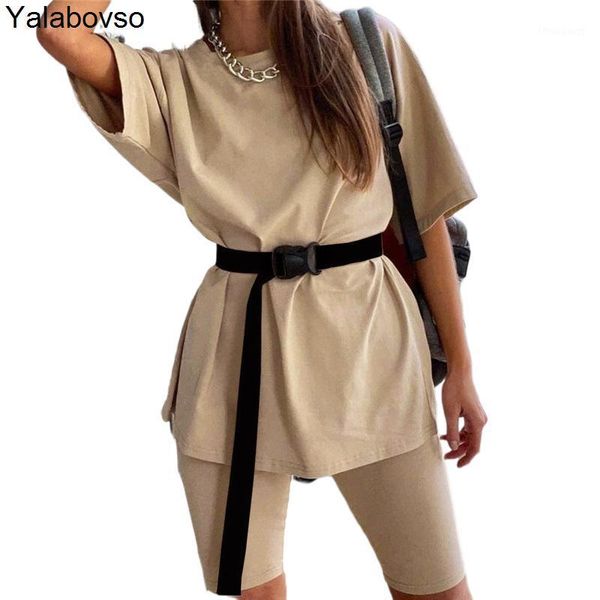women's tracksuits two piece sets white outfit khaki suit summer 2021 women o neck loose sleeve shirt and biker shorts casual, Gray
women's tracksuits two piece sets white outfit khaki suit summer 2021 women o neck loose sleeve shirt and biker shorts casual, Gray