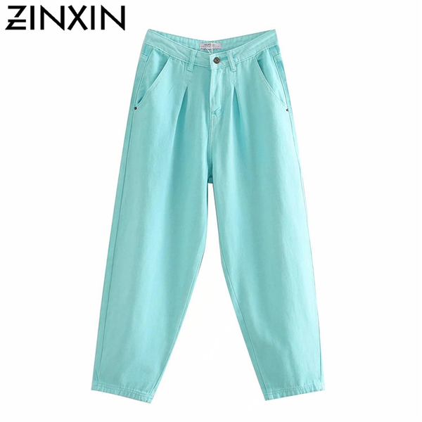 women candy color mom jeans pants 2021 long trousers pockets loose casual female denim women's, Blue
women candy color mom jeans pants 2021 long trousers pockets loose casual female denim women's, Blue