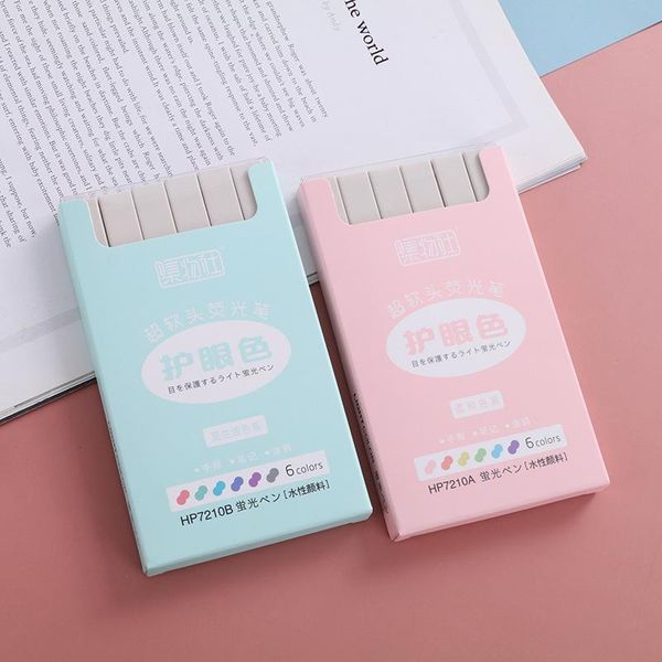 highlighters eye protection color highlighter pen marker brush pens fluorescent soft tip double-headed using stationery, Black;red
highlighters eye protection color highlighter pen marker brush pens fluorescent soft tip double-headed using stationery, Black;red