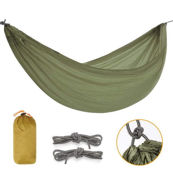 ultralight hammock portable outdoor camping silicone coating nylon cot bed for backpacking beach yard hiking 250 x 145cm sleeping bags
ultralight hammock portable outdoor camping silicone coating nylon cot bed for backpacking beach yard hiking 250 x 145cm sleeping bags