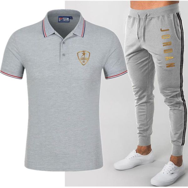 men's tracksuits summer business sports suit fashion casual breathable solid color shirt set, Gray
men's tracksuits summer business sports suit fashion casual breathable solid color shirt set, Gray