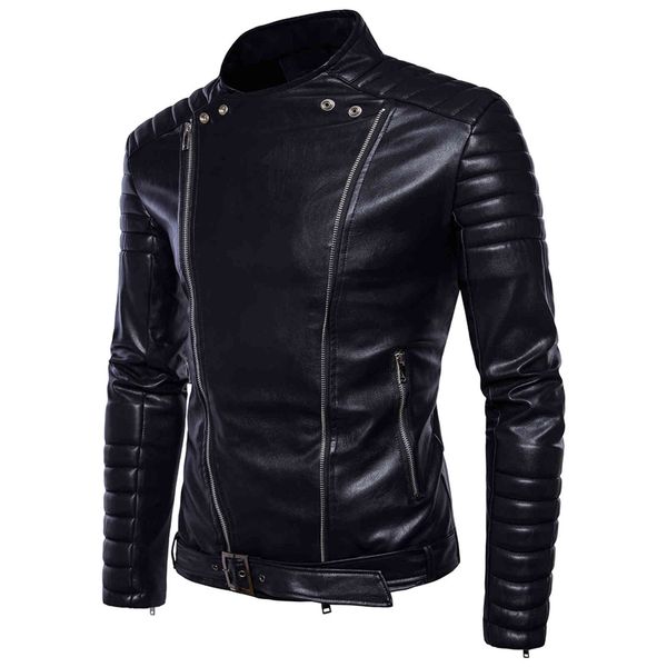 men's leather & faux fashion casual slim jacket multi-zipper design s and jaqueta couro eur size fdvp, Black
men's leather & faux fashion casual slim jacket multi-zipper design s and jaqueta couro eur size fdvp, Black