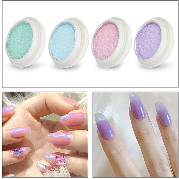 nail glitter transparent mirror aurora neon powders dust chameleon art chromium pigment dipping powder decoration, Silver;gold
nail glitter transparent mirror aurora neon powders dust chameleon art chromium pigment dipping powder decoration, Silver;gold