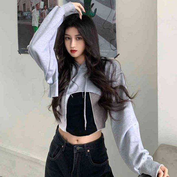 autumn korean style short women sweatshirts long sleeve loose soild color sweatshirt womens pullovers (c2856) 210423, Black
autumn korean style short women sweatshirts long sleeve loose soild color sweatshirt womens pullovers (c2856) 210423, Black
