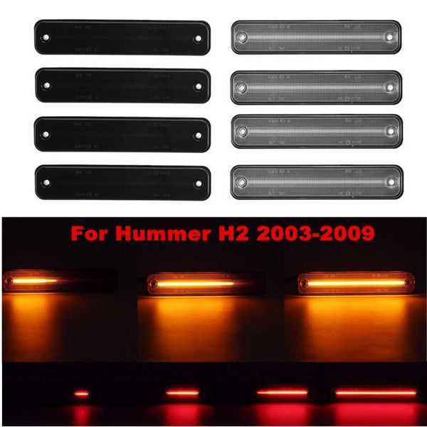 emergency lights 2/4pcs front and rear led side marker flowing turn signal light indicator lamps for hummer h2 2003-2009
emergency lights 2/4pcs front and rear led side marker flowing turn signal light indicator lamps for hummer h2 2003-2009