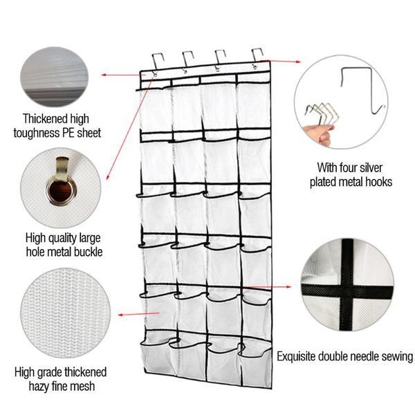 storage bags 24-pocket door hanging fabric mesh bag back sundries organizer clear closet home
storage bags 24-pocket door hanging fabric mesh bag back sundries organizer clear closet home