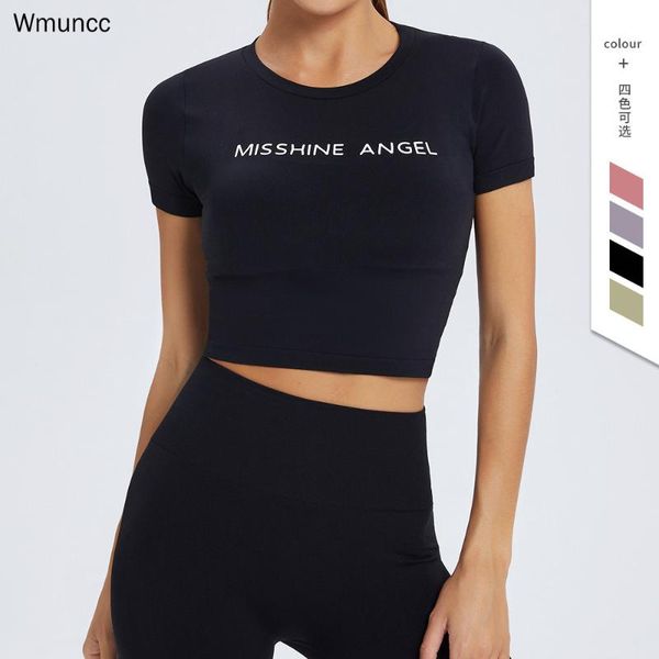 wmuncc seamless sports shirt women fitness short sleeve gym crop workout stretchy breathable soft fabric letter print solid yoga outfit
wmuncc seamless sports shirt women fitness short sleeve gym crop workout stretchy breathable soft fabric letter print solid yoga outfit