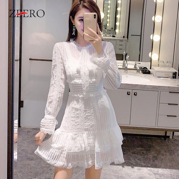 casual dresses spring autumn womens exquisite mbroidery white cake dress lace tie lantern slevee sweet slim a-line cascade mini, Black;gray
casual dresses spring autumn womens exquisite mbroidery white cake dress lace tie lantern slevee sweet slim a-line cascade mini, Black;gray