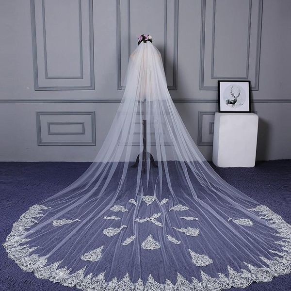 bridal veils lan ting bride one-tier cut edge lace applique wedding veil cathedral 53 scattered style appliques tulle, Black
bridal veils lan ting bride one-tier cut edge lace applique wedding veil cathedral 53 scattered style appliques tulle, Black