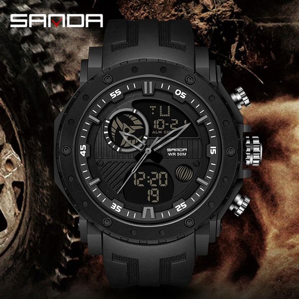 wristwatches sanda fashion men's watches military sport quartz watch man 5atm waterproof clock men relogios masculino 6012, Slivery;brown
wristwatches sanda fashion men's watches military sport quartz watch man 5atm waterproof clock men relogios masculino 6012, Slivery;brown