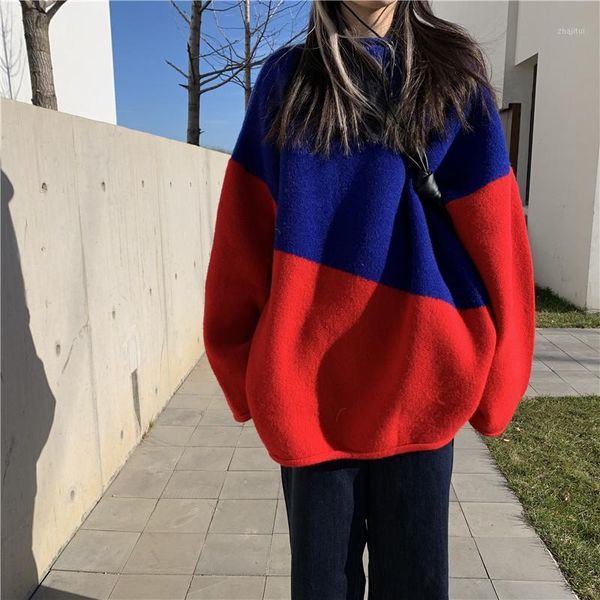 patchwork chic retro sweater elegant termperament outgoing knitwear sweet winter thicken pullovers 2021 women's sweaters, White;black
patchwork chic retro sweater elegant termperament outgoing knitwear sweet winter thicken pullovers 2021 women's sweaters, White;black