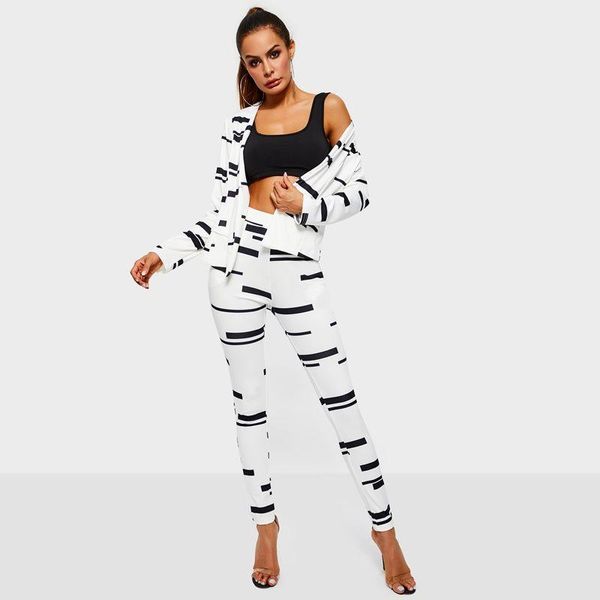 white woman sets fashion stripe blazer jackets skinny pants two piece set ladies elegant slim spring streetwear casual suits women's
white woman sets fashion stripe blazer jackets skinny pants two piece set ladies elegant slim spring streetwear casual suits women's