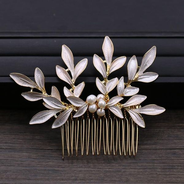 hair clips & barrettes gold color leaf pearl combs women jewelry accessories head decoration wedding ornament plant style, Golden;silver
hair clips & barrettes gold color leaf pearl combs women jewelry accessories head decoration wedding ornament plant style, Golden;silver