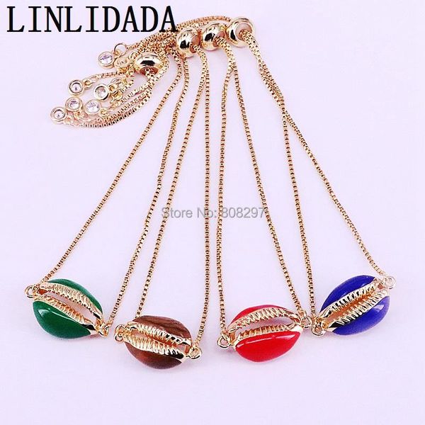 link, chain 15pcs trendy copper mix colors enamel conch shaped charm bracelets women girl fashion jewelry, Black
link, chain 15pcs trendy copper mix colors enamel conch shaped charm bracelets women girl fashion jewelry, Black